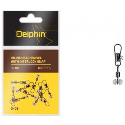 Delphin Inline head swivel with Interlock D-03 vel.S 10ks – Sleviste.cz