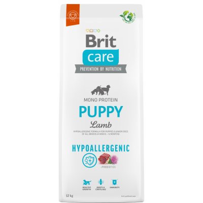 Brit Care Dog Hypoallergenic Puppy Brit Care Dog Puppy Lamb & Rice 3kg: -