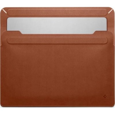 Spigen Valentinus obálka se stojánkem pro iPad do 13" / MacBook do 14" - hnědá AFA06422 – Zboží Živě