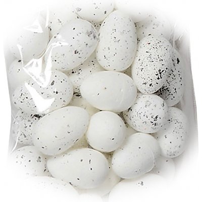 kropenatá mini vajíčka 36 ks bílá – Zboží Dáma