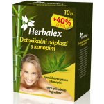 Herbalex Detoxikační náplast s konopím 10 ks + 40 % zdarma – Hledejceny.cz