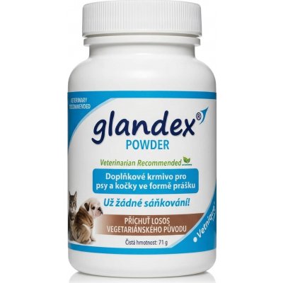 IFRAMIX,s.r.o. Glandex Powder 70 g, doplněk stravy pro psy a kočky, s příchutí lososa – Hledejceny.cz