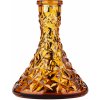 Váza k vodní dýmce Caesar Crystal Rock 24 cm oranžová