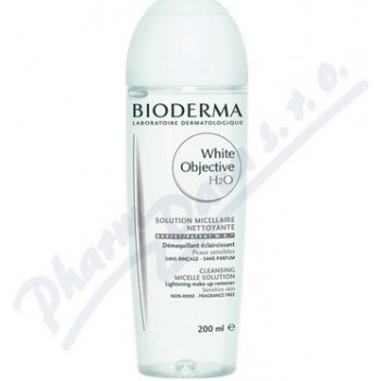 Bioderma White Objective H2O zesvětlující pleťová voda proti hnědým skvrnám 200 ml