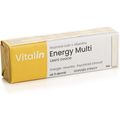 Vitalin Energy Multi Lesní ovoce 14 tablet – Hledejceny.cz