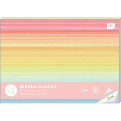 Interdruk Hedvábný papír pastelový A4 60 listů – Sleviste.cz