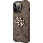 Pouzdro Guess PU 4G Metal Logo iPhone 13 Pro hnědé – Hledejceny.cz