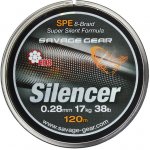 Savage Gear Šňůra HD8 Silencer Braid 120m 0,28mm 17kg – Zboží Dáma