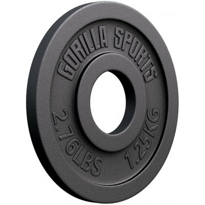 Gorilla Sports Zátěžová deska litina 50/51 mm 1,25 kg – Hledejceny.cz