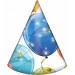 Godan ČEPIČKY papírové Sparkling Balloons 6ks – Zboží Dáma