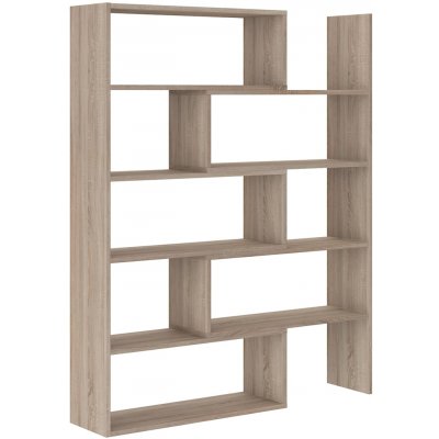 Nastavitelná knihovna 138 cm Charles 01 dub Sonoma – Zboží Dáma