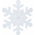 H&L Sněhová vločka LED HANGDECO 35cm filc bílá DH8067450 – Hledejceny.cz