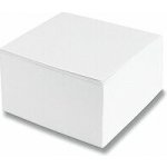 Poznámkový bloček - 9x9x5 cm, 500 l., bílý – Zboží Dáma