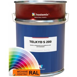 Barvy a laky Hostivař Alkydová syntetika 2v1 TELKYD S200 POLOLESK 2,9 kg RAL 5002 ultramarínová
