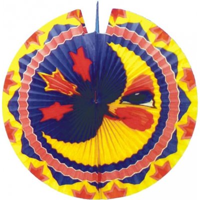 Lampion diskový Měsíc 33cm 930366 – Zboží Mobilmania