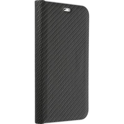 Pouzdro Forcell LUNA Book Carbon Xiaomi Redmi Note 10 / 10S černé