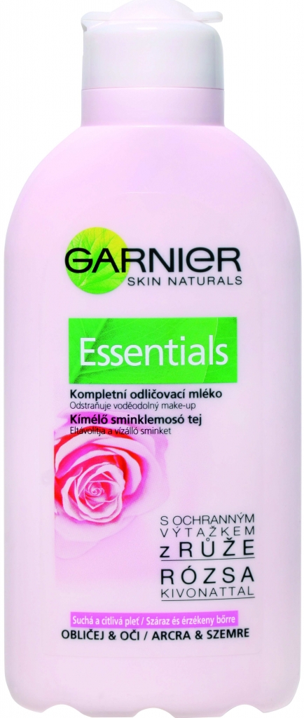 Garnier Skin Nature Essentials odličovací mléko pro suchou pleť 200 ml