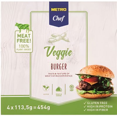 Metro Chef Veggie Burger 4x113,5g – Zboží Dáma