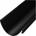 Evromat Žlab okapový 330 mm 2 m pozink černá – Zbozi.Blesk.cz