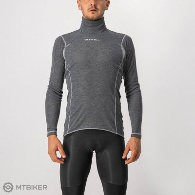 Castelli Flanders Warm dlouhý rukáv grey – Zboží Mobilmania