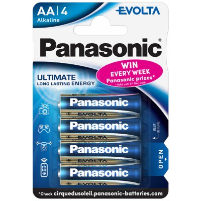 Panasonic Evolta AA 4ks LR6EGE/4BP – Zbozi.Blesk.cz