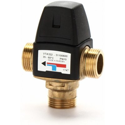 Esbe VTA 322 Termostatický směšovací ventil 3/4" (35°C - 60°C) Kvs 1,5 m3/h 31100600 – Sleviste.cz