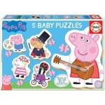 EDUCA Baby Prasátko Peppa 2 5v1 3-5 dílků – Zboží Dáma