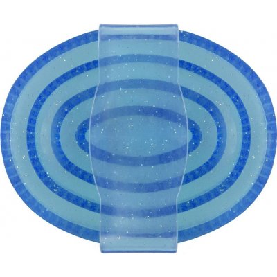 Gumové hřbílko se třpytkami Světle modrá – Zboží Dáma