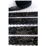 Pružná krajka černá, šíře 45 mm – Zbozi.Blesk.cz