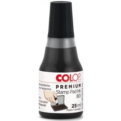 Colop Razítková barva 801 Premium černá 25 ml – Zboží Mobilmania