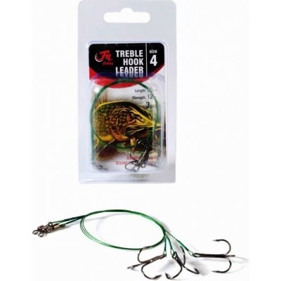 Filfishing Lanko s Trojhákem Treble Hook Leader 6 – Zboží Dáma