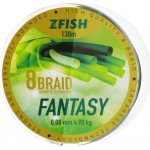 Zfish Šňůra Fantasy 8-Braid 130m 0,15mm – Zboží Dáma