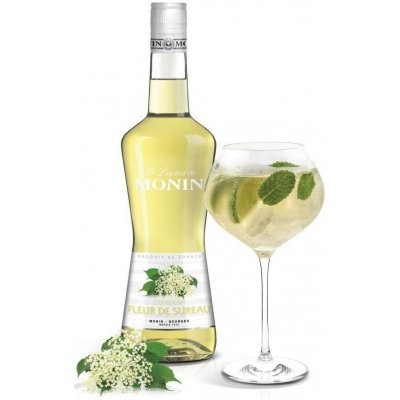 Monin La Liqueur Elderflower 20% 0,7 l (holá láhev) – Zboží Dáma