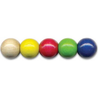 Korálky dřevěné lakované mix barev 6mm/ 120 ks – Zboží Dáma Korálky dřevěné lakované mix barev 6mm/ 120 ks – Zboží Dáma