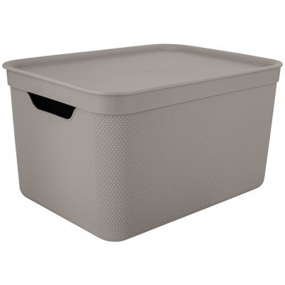 Rotho Jive Deco úložný box 16L cappuccino – Zboží Dáma