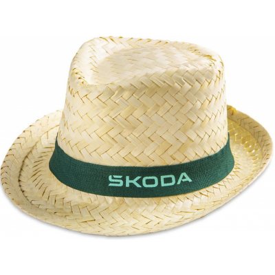 Slaměný klobouk Škoda original 6U0084308F – Zboží Mobilmania