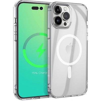 Pouzdro eSTUFF Magnetic Hybrid Clear Case iPhone 14 Pro