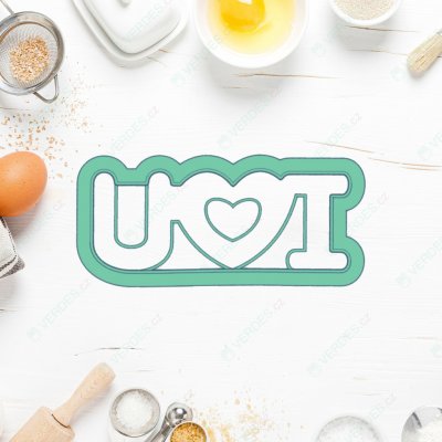 Vykrajovátko I LOVE YOU (širší základna) – Hledejceny.cz