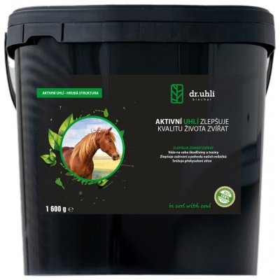 Dr. Uhli Biochar hrubé aktivní uhlí pro velká zvířata 11 L/1600 g – Sleviste.cz
