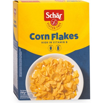 SCHÄR Corn Flakes kukuřičné lupínky bez lepku 250 g – Sleviste.cz