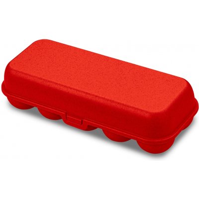 Úložná nádoba na vejce EGGS TO GO MINI, na 10 kusů, KOZIOL, červený červený – Zboží Dáma