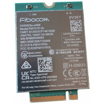 DELL 4G LTE modem/ karta Qualcomm® (DW5825e) WWAN – Zboží Živě