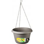 Nohel Garden Žardinka samozavlažovací SIESTA závěsná antracit 25x16 cm – Hledejceny.cz