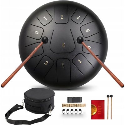 Meinl Sonic Energy Mini Steel Tongue Drum C Major Black – Zboží Dáma Meinl Sonic Energy Mini Steel Tongue Drum C Major Black – Zboží Dáma