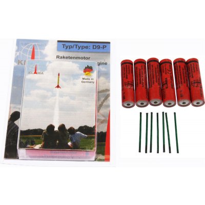 Klima raketový motor D9-P 6ks – Sleviste.cz