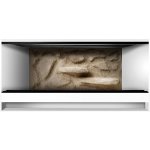 ReptiEye Terárium z lamina bílé s 3D stěnou 100 x 50 x 50 cm – Zboží Dáma
