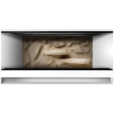 ReptiEye Terárium z lamina bílé s 3D stěnou 100 x 50 x 50 cm – Zboží Dáma