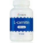 Vieste L-carnitin 500 50 tablet – Zboží Mobilmania