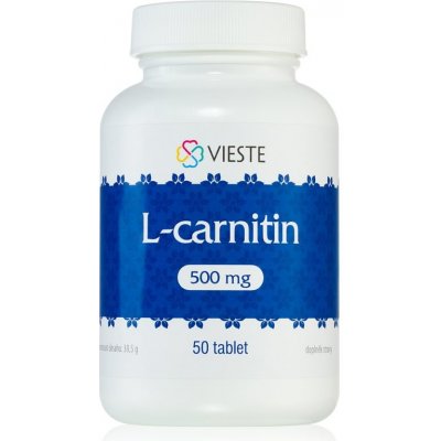 Vieste L-carnitin 500 50 tablet – Zboží Mobilmania