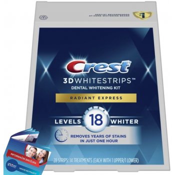 Procter & Gamble bělící pásky Crest 3D White Professional Supreme 28 ks